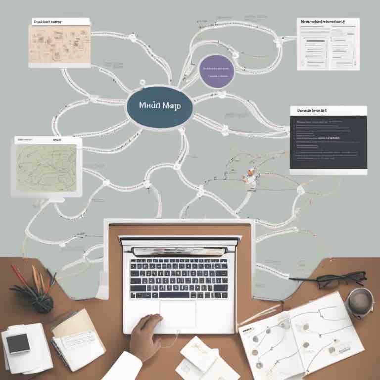 Collaboration and Communication in Design Thinking Mind Maps